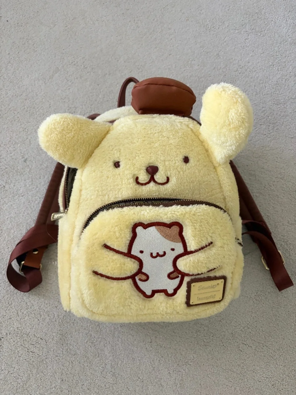 Loungefly Pompompurin plush backpack